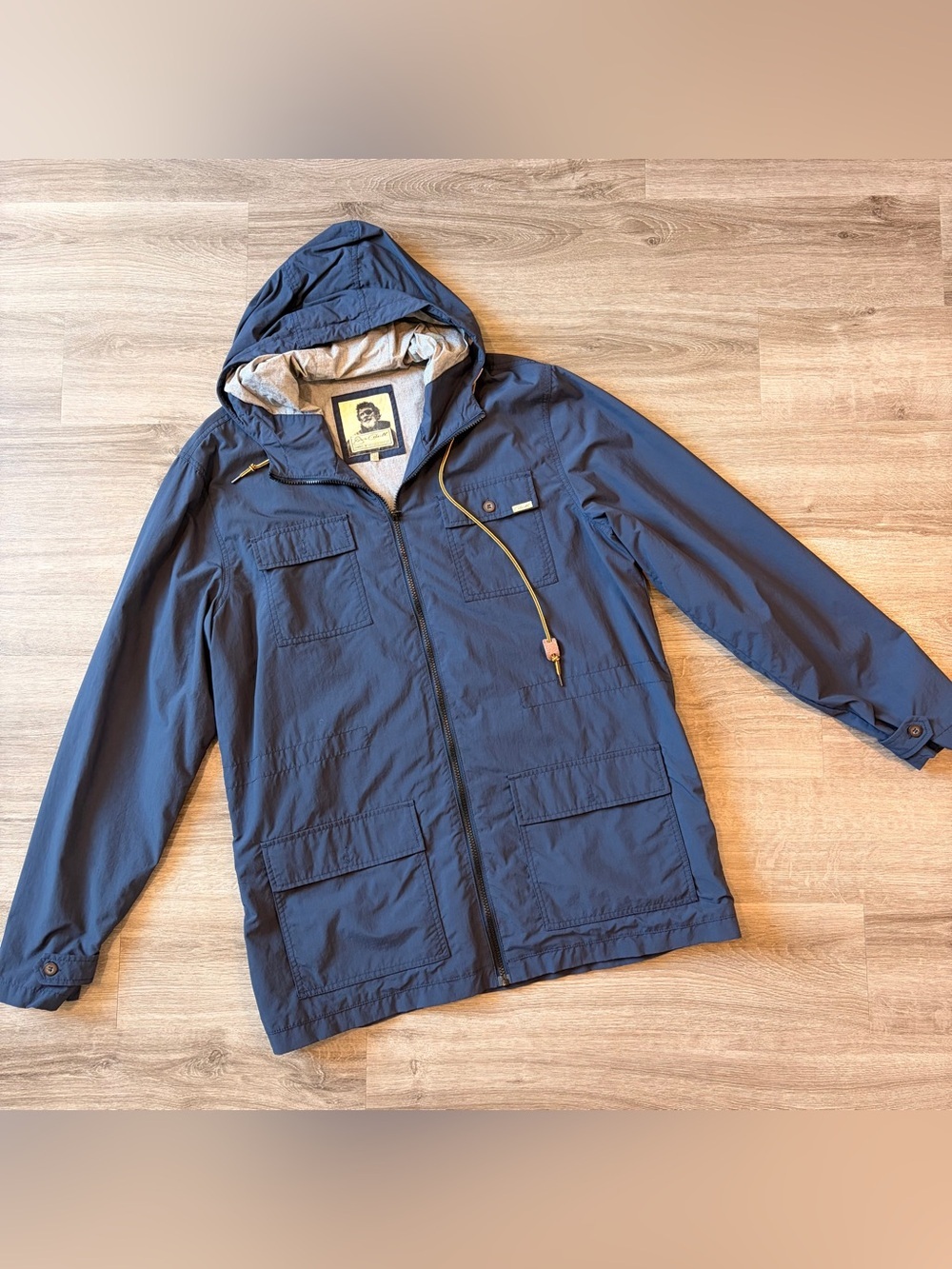 O'Neill navy blue raincoat